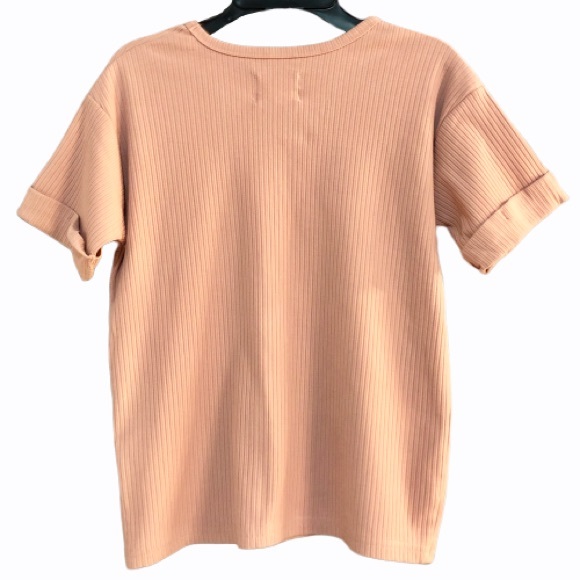 NWOT-Sovereign Code Short Sleeve Knit Top - Picture 3 of 4